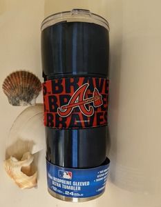 New MLB Atlanta braves neoprene sleeved ultra tumbler hot cold